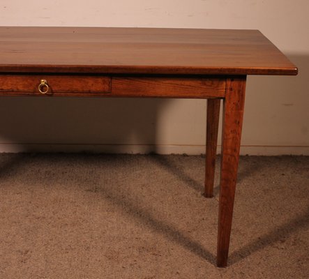 Small Antique Farm Table in Oak, 1800s-HPU-2034737