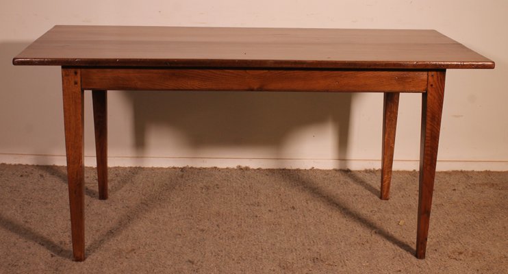 Small Antique Farm Table in Oak, 1800s-HPU-2034737