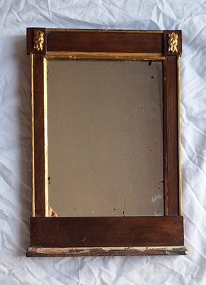 Small Antique German Empire Mirror, 1800-HOI-2041303