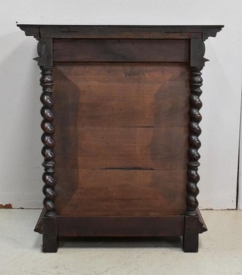 Small Antique Gothic Walnut Cabinet, 1900s-RVK-696364