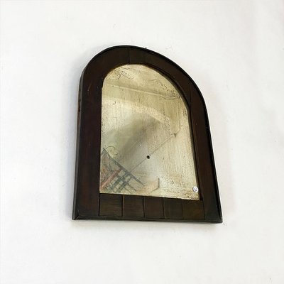 Small Antique Italian Walnut Frame Mercury Mirror, 1900s-GDD-1109237