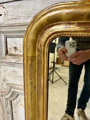 Small Antique Louis Philippe Gilded Mirror-AXR-2016127