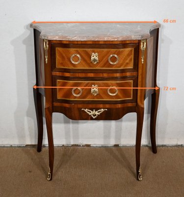 Small Antique Louis XV / Louis XVI Commode-RVK-1440555