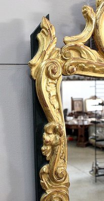 Small Antique Louis XVI Style Gilded Wood Mirror-RVK-778711