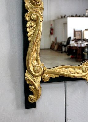 Small Antique Louis XVI Style Gilded Wood Mirror-RVK-778711