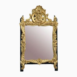 Small Antique Louis XVI Style Gilded Wood Mirror-RVK-778711