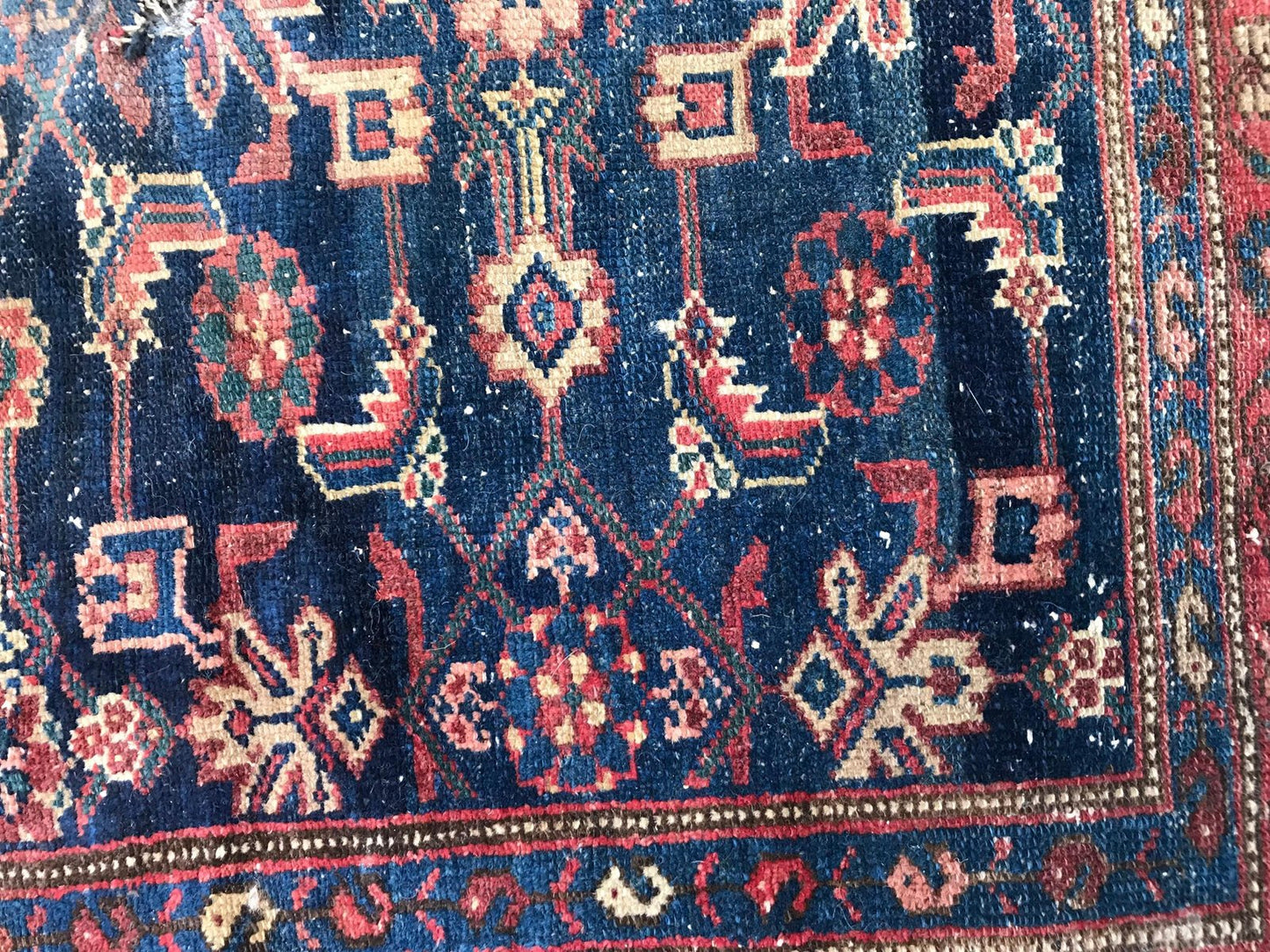 Small Antique Mahal Rug