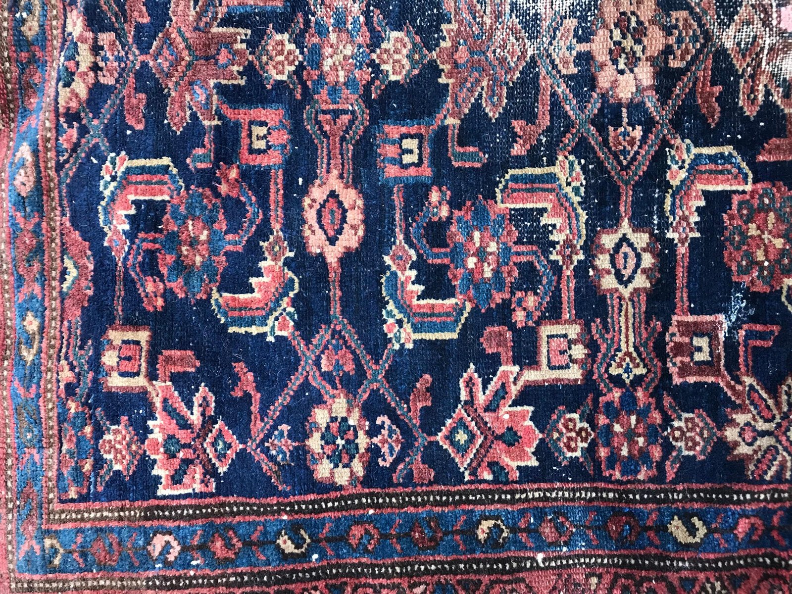 Small Antique Mahal Rug