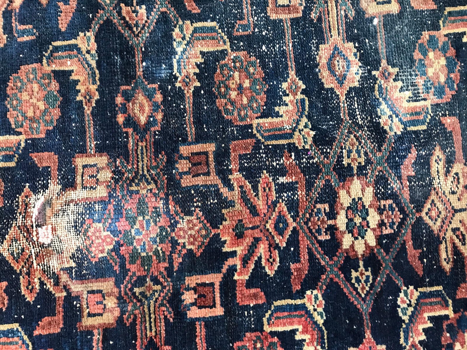 Small Antique Mahal Rug