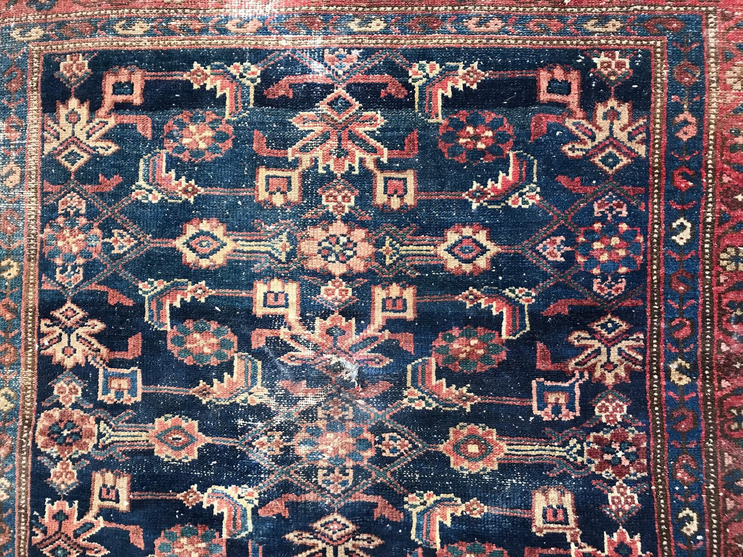 Small Antique Mahal Rug