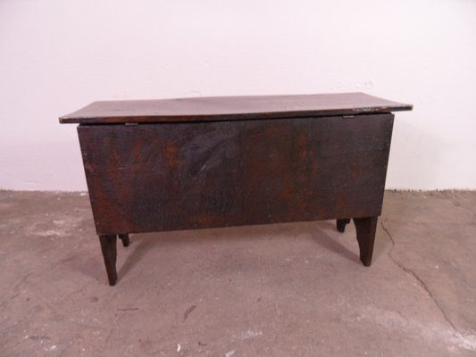 Small Antique Oak Chest-PNJ-1744236