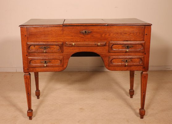 Small Antique Oak Chest of Drawers-HPU-829693