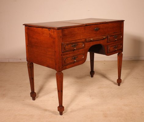 Small Antique Oak Chest of Drawers-HPU-829693