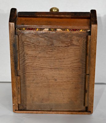 Small Antique Oak Coal Bin, England, 1900s-RVK-1422659