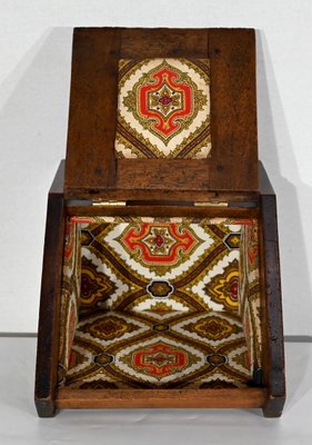 Small Antique Oak Coal Bin, England, 1900s-RVK-1422659