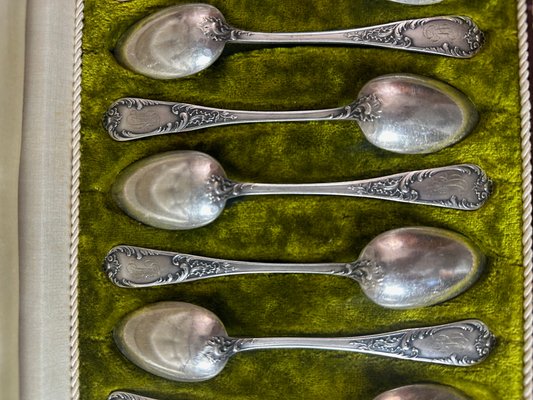 Small Antique Spoons, 1900, Set of 12-BFK-2040210