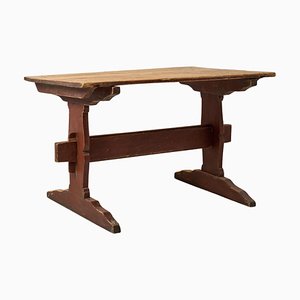 Small Antique Swedish Pine Dining Table-MJF-1821555