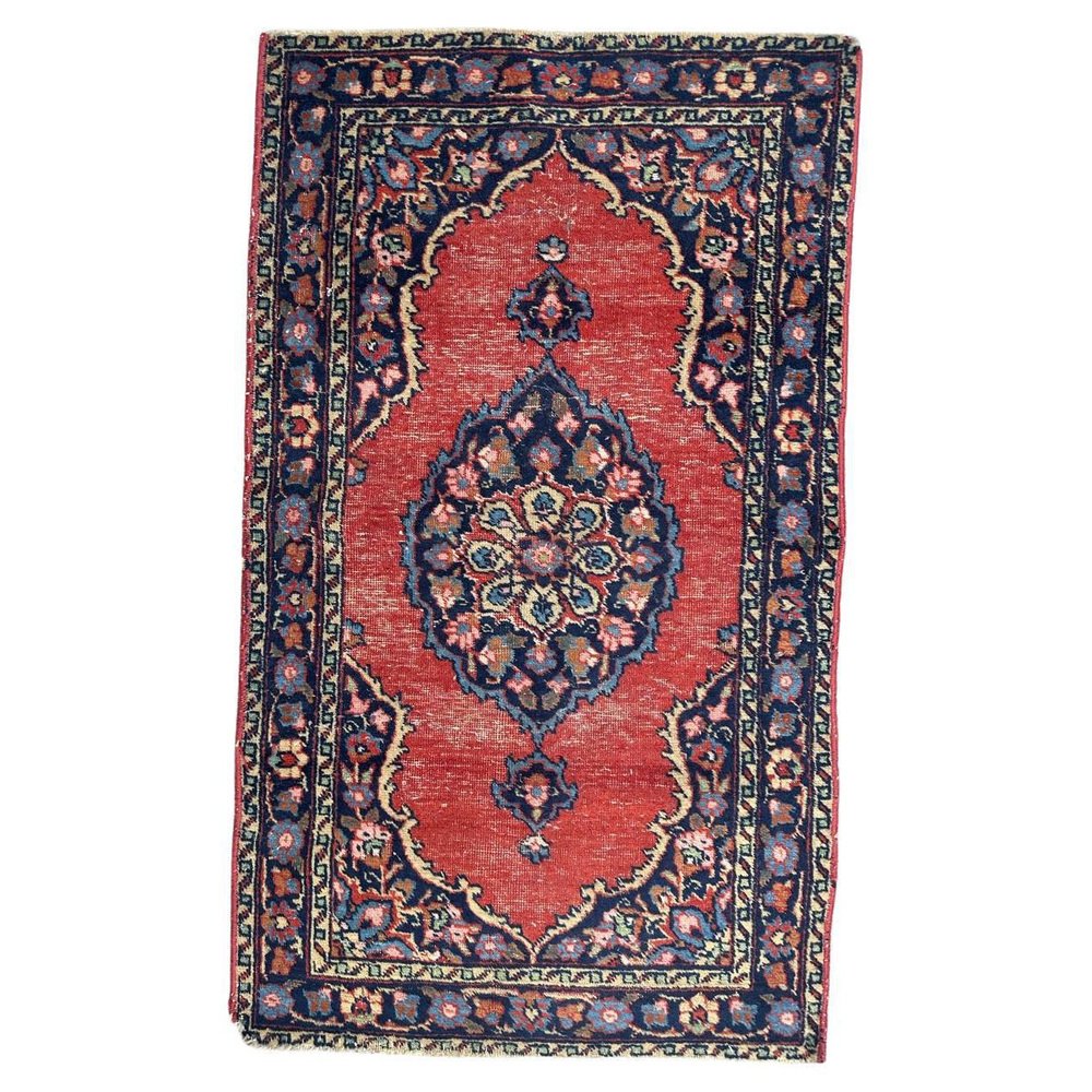 Small Antique Tabriz Rug, 1920s