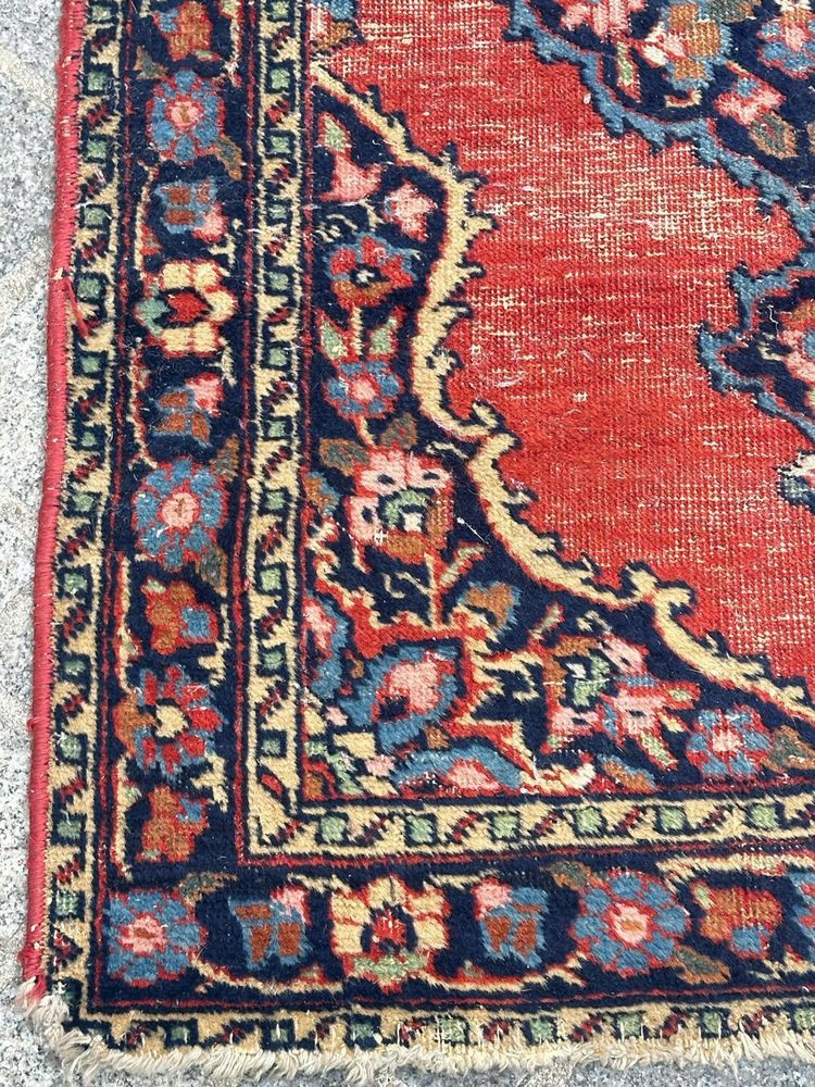 Small Antique Tabriz Rug, 1920s