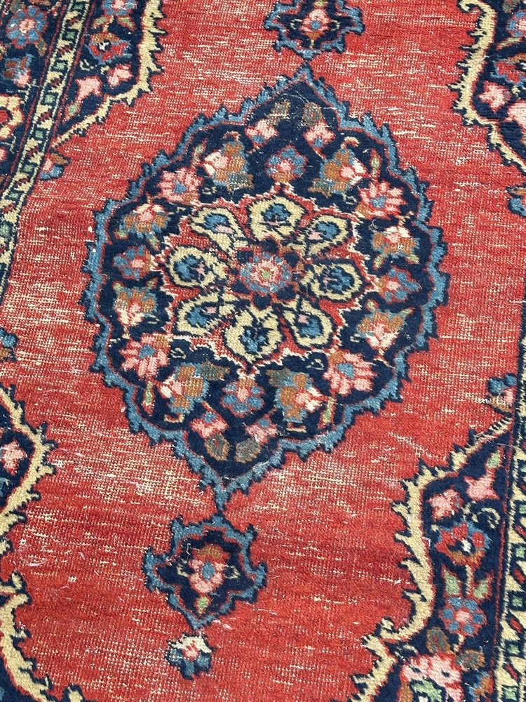 Small Antique Tabriz Rug, 1920s