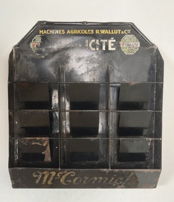 Small Antique Tole Storage Unit from Mc.Cormick, 1900s-WZZ-1448671