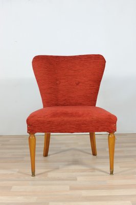 Small Armchair with Footrest, 1960s, Set of 2-GAP-1785501