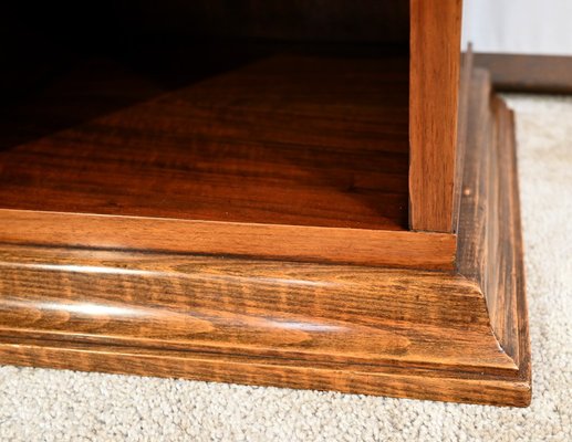 Small Art Deco Bedside Table in Walnut, 1920s-RVK-1726208