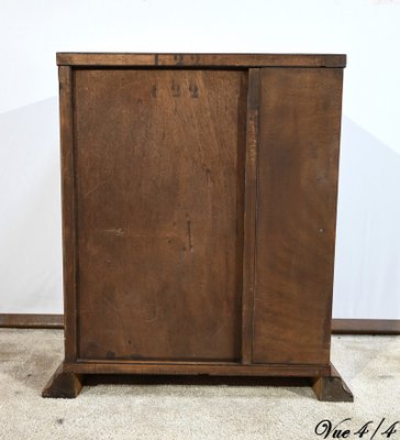 Small Art Deco Bedside Table in Walnut, 1920s-RVK-1726208