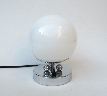 Small Art Deco Chrome-Plated Table Lamp, 1920s-EY-1396839