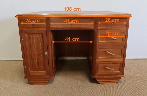 Small Art Deco Desk, 1940s-RVK-1114994