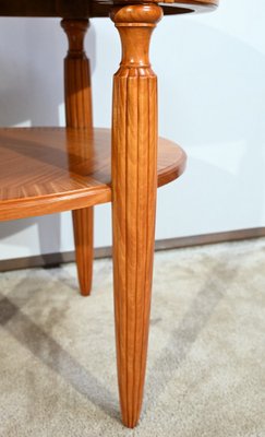 Small Art Deco Light Mahogany Table, 1930s-RVK-1751723