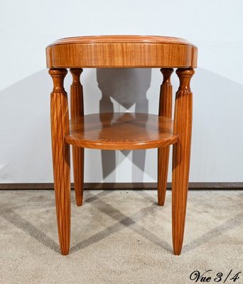 Small Art Deco Light Mahogany Table, 1930s-RVK-1751723