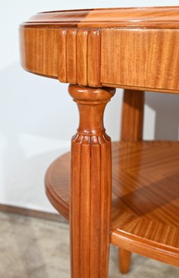 Small Art Deco Light Mahogany Table, 1930s-RVK-1751723