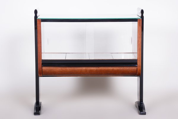 Small Art Deco Table in Walnut attributed to Jindrich Halabala for Up Závody, Czech, 1930s-WHY-1778056