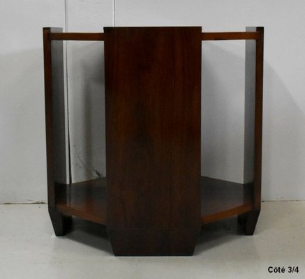 Small Art Deco Wooden Pedestal, 1920s-RVK-738683