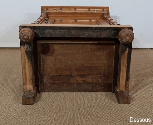 Small Art Nouveau Bamboo Style Cupboard in Solid Cherry, 1900s-RVK-1298306