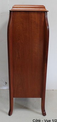 Small Art Nouveau Cabinet in Mahogany and Precious Wood, Early 20th Century-RVK-940947