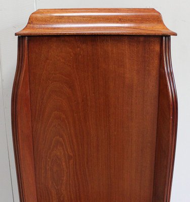 Small Art Nouveau Cabinet in Mahogany and Precious Wood, Early 20th Century-RVK-940947