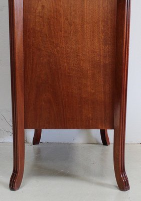 Small Art Nouveau Cabinet in Mahogany and Precious Wood, Early 20th Century-RVK-940947