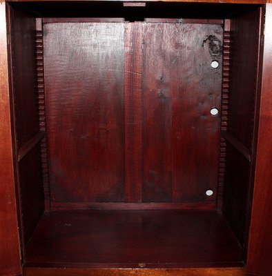 Small Art Nouveau Cabinet in Mahogany and Precious Wood, Early 20th Century-RVK-940947