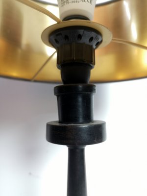 Small Art Nouveau Table Lamp With Brass and Enamel Accents, 1920s-UWE-1180528