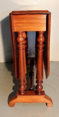 Small Auxiliary Table with Mahogany Shutters, 19th Century-RVK-1422939