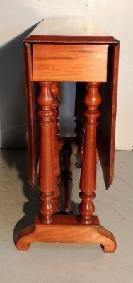 Small Auxiliary Table with Mahogany Shutters, 19th Century-RVK-1422939