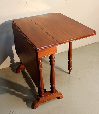 Small Auxiliary Table with Mahogany Shutters, 19th Century-RVK-1422939