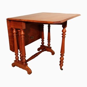 Small Auxiliary Table with Mahogany Shutters, 19th Century-RVK-1422939