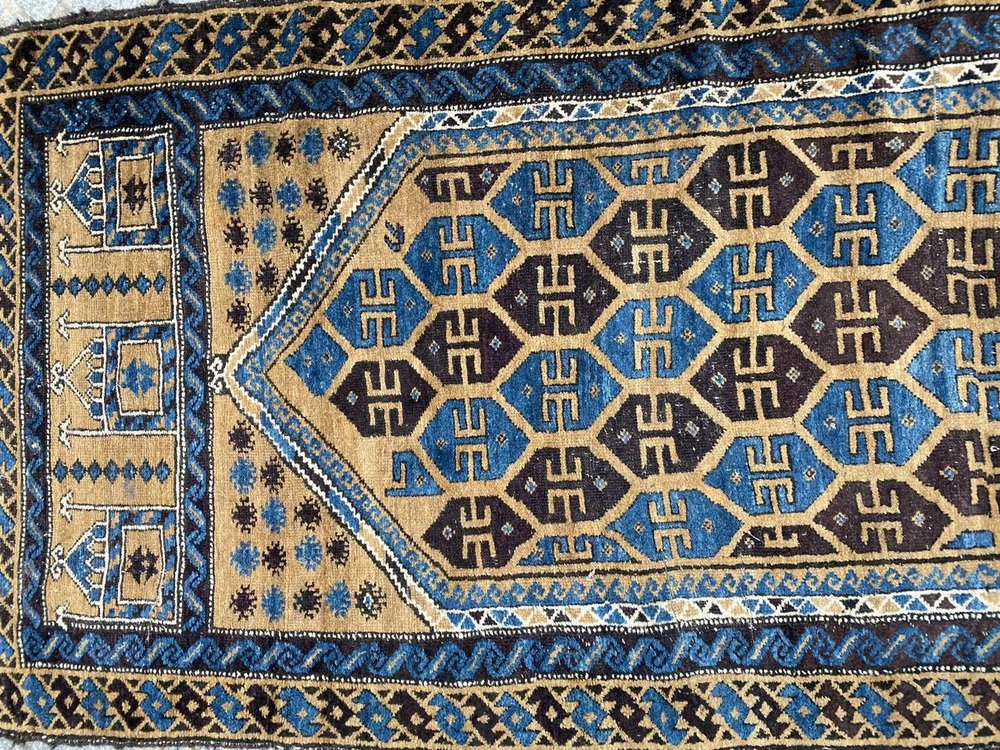 Small Baluch Afghan Prayer Rug