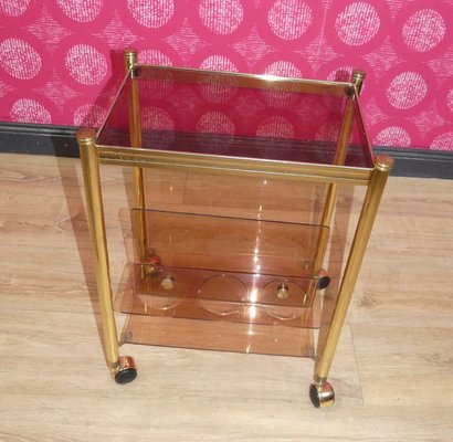 Small Bar Cart in Acrylic Glass, 1970s-AFE-2024532