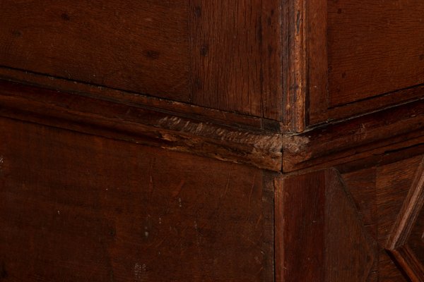 Small Baroque 1-Door Cabinet in Oak, 18th Century-DXD-1132866