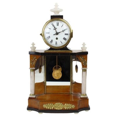 Small Biedermeier Clock, Austria, 1820-KMT-1284549