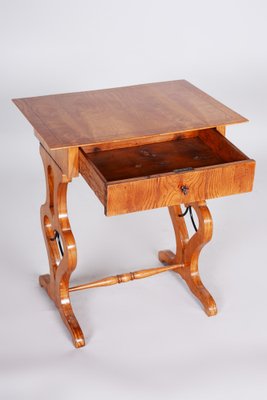 Small Biedermeier Side Table in Ash, 1830s-WHY-1768435